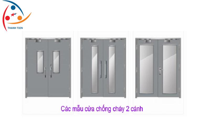Cửa thép chống cháy 2 cánh