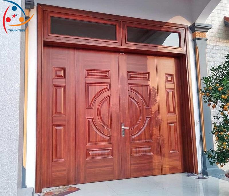 Cửa thép vân gỗ - Hình 2