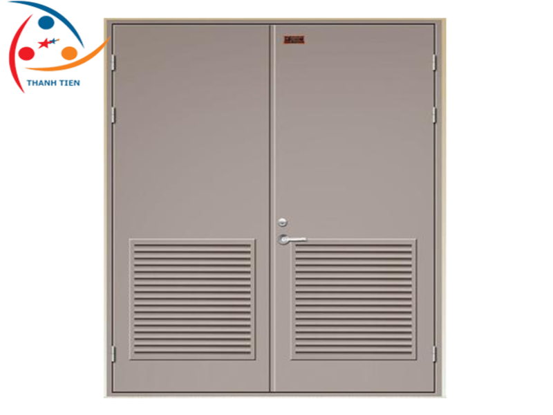 Mẫu cửa thép chống cháy 2 cánh