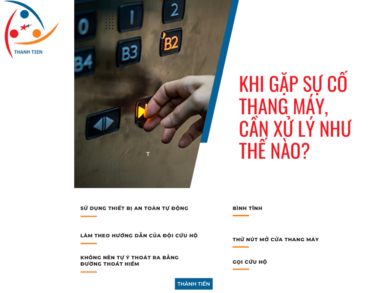 Những điều nên làm khi sự cố thang máy xảy ra