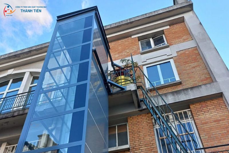 Thang máy ngoài trời di chuyển tiện lợi - Mẫu 7