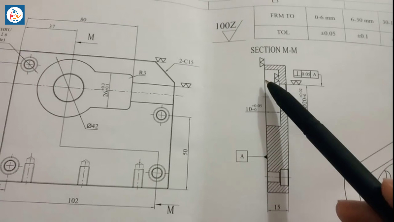 bản vẽ cơ khí chi tiết - ảnh 2