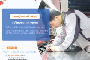 [Tuyển dụng 6/2023] Lao động phổ thông tại Vĩnh Phúc