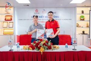 Thành Tiến Và Weldcom Ký Kết Hợp Đồng Mua Bán Máy Gấp YAWEI FBE 3220 & Hệ Thống Cấp Phôi Tự Động FMC