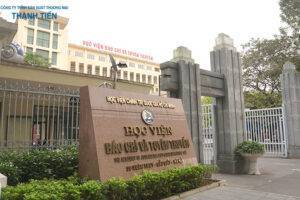 Công trình kính chống cháy và cửa thép chống cháy Thành Tiến tại Học viện Báo chí và Tuyên truyền