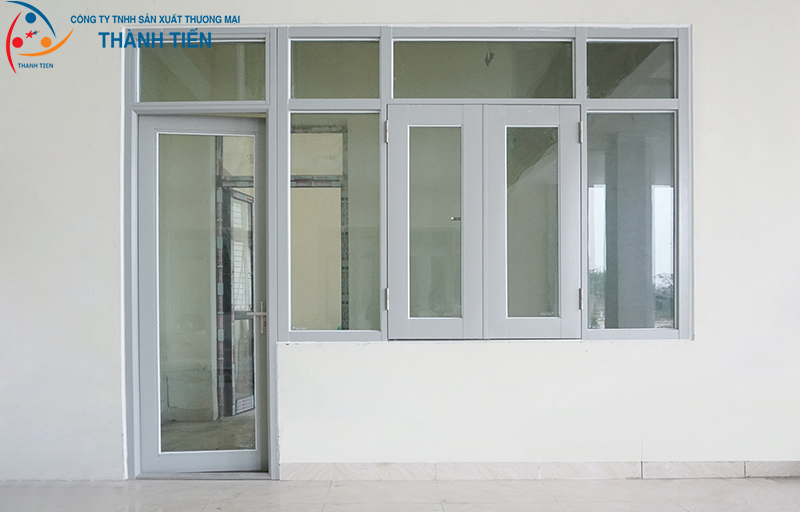 Mẫu cửa kính chống cháy Thành Tiến