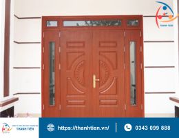 Màu vân gỗ của cửa thép chống cháy được tạo ra như thế nào?