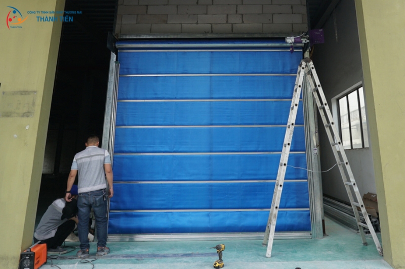 Một số hình ảnh sản phẩm màn cuốn chống cháy tại Đà Nẵng Thành Tiến sản xuất