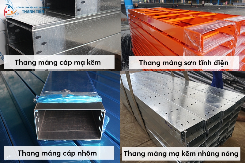 Các loại thang máng cáp Thành Tiến sản xuất 