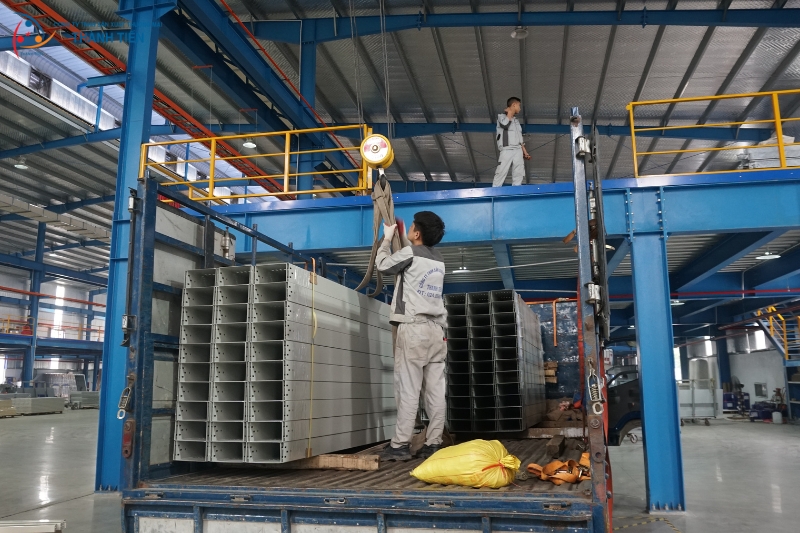 Một số hình ảnh thang máng cáp Thành Tiến đã thực hiện