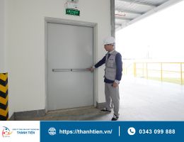 Chi tiết cấu tạo cửa thép chống cháy và ưu điểm nổi bật