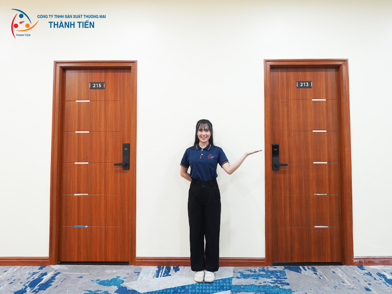 Cửa thép vân gỗ