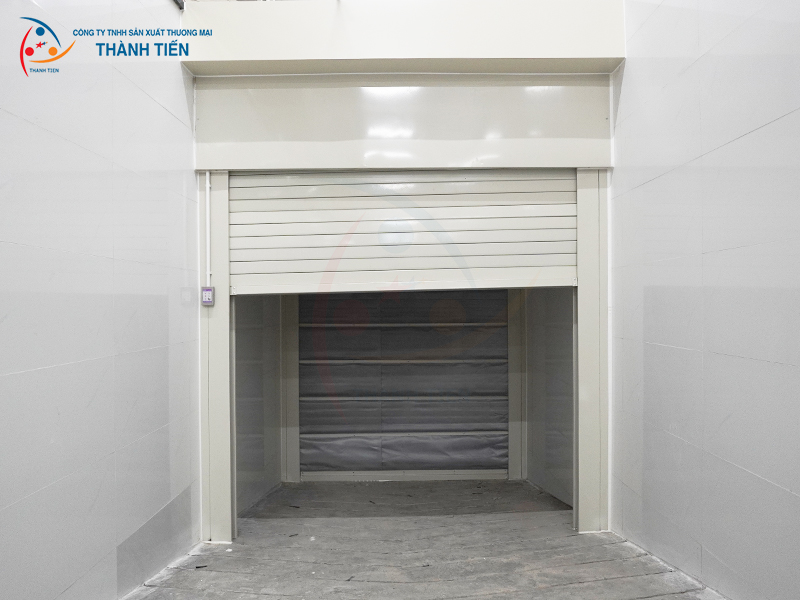 Cửa cuốn chống cháy cuộn lên - sập xuống