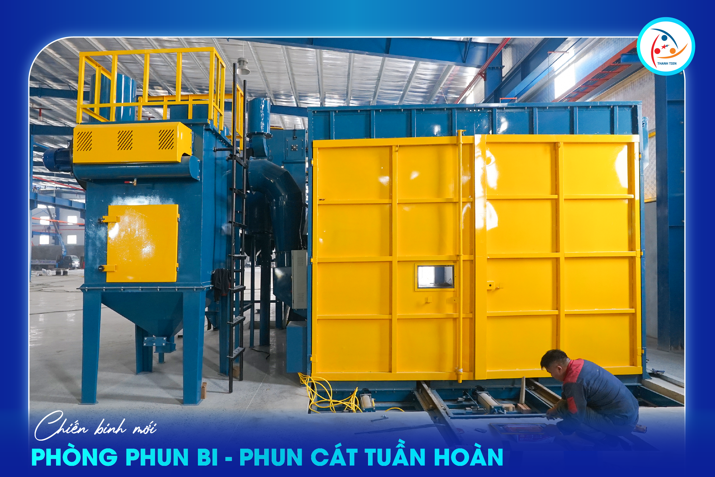 Phòng phun hiện đại giúp rút ngắn thời gian xử lý bề mặt